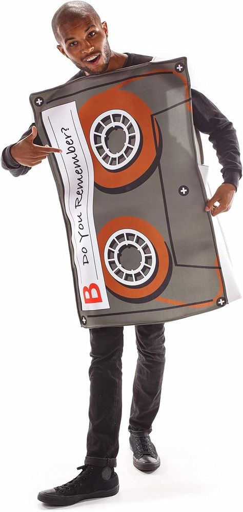 Amazon.com: My Fire Mixtape 80s Halloween Costume - Funny Cassette Tape Adult Music Costumes : Clothing, Shoes & Jewelry 80s Dress Up Ideas, 80s Costume Women, 80s Halloween Costume, 80s Dress Up, 80s Halloween Costumes, 80s Halloween, Perfect Playlist, Iconic Halloween Costumes, 90s Halloween Costumes