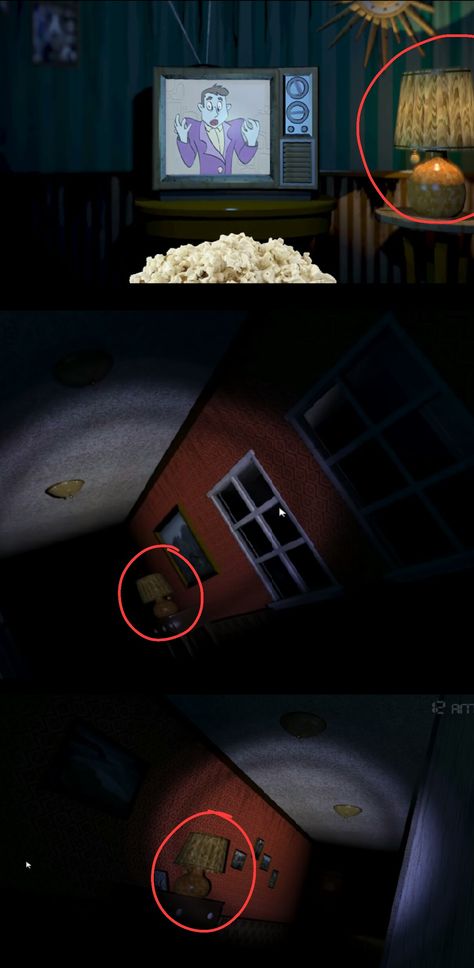 The house from Sister Location and the house from FNAF 4 has the same lamps. Fnaf 4 House, Fnaf Lore, Fnaf 5, Fnaf 4, Fnaf Sl, Fnaf Sister Location, Sister Location, Freddy Fazbear, Finger Painting