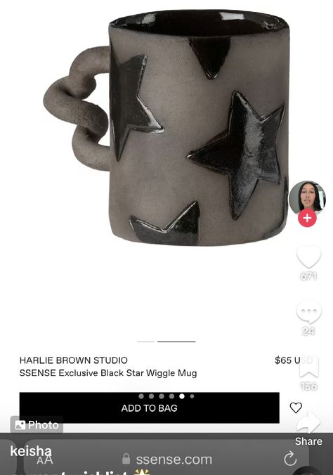 Grunge Ceramic Art, Emo Pottery, Goth Pottery, Moon Mug Ceramics, Skull Mug Pottery, Ceramics Pottery, Ceramics Pottery Art, Black Star, Pottery Designs