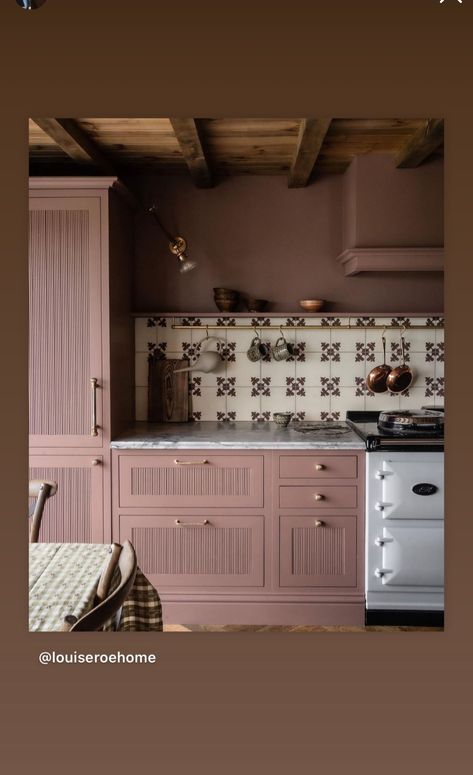 Mauve Kitchen Cabinets, Mauve Kitchen, Butlers Pantry, Butler's Pantry, Mountain House, Dream Kitchen, Pantry, Kitchen Design, Home Kitchens