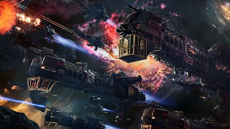 Battlefleet Gothic Armada, Battle Fleet, Battlefleet Gothic, Imperial Knight, Space Battles, Big Battle, Far Future, Game Workshop, Warhammer 40k Artwork