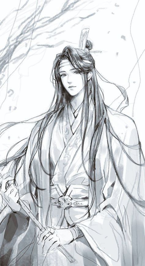 Luo Binghe, Lan Wangji, Anime Boy Sketch, Scum Villain's Self-saving System, China Art, Historical Art, Free Hd Wallpapers, Ancient Chinese, The Villain