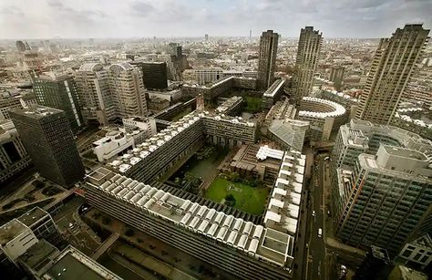 Barbican Estate, Barbican London, Barbican Centre, The Barbican, London Architecture, Liverpool Street, Interesting Buildings, Brutalist Architecture, Men's Health