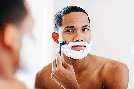 Razor bump remedies for men of color Razor Bumps Remedy, Rice Water For Face, Razor Bump, Shea Butter Lotion, Shaving Tips, Clean Shave, Razor Bumps, Razor Burns, Shaving Set