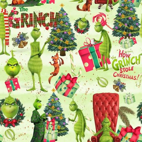 Grinch Sublimation, Christmas Digital Paper, The Grinch Christmas, Christmas Seamless Pattern, Paper Cute, Tshirt Pillow, Paper Fabric, Paper Animals, Grinch Stole Christmas