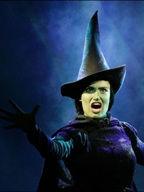 Idina Menzel as Elphaba in Wicked Idina Menzel Wicked, Broadway Wicked, The Witches Of Oz, Theatre Problems, Tony Award, Wicked Musical, Ramin Karimloo, Film Credits, Idina Menzel