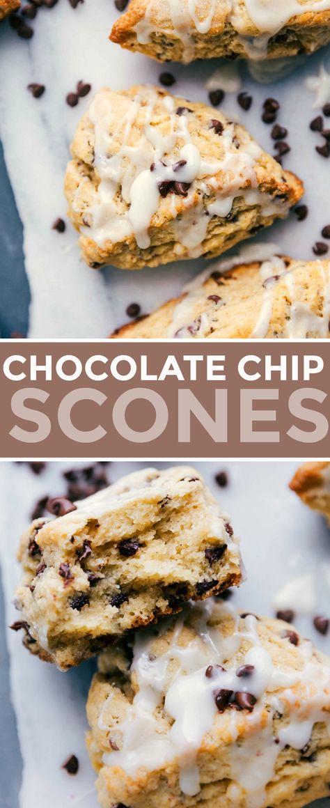 Chocolate Chunk Scones Recipe, Scones With Greek Yogurt, Easy Chocolate Chip Scones, Gluten Free Chocolate Chip Scones, Scones Made With Yogurt, Scones Recipe Chocolate Chip, Crunchy Scones, Scones With Yogurt, Scone Flavor Ideas