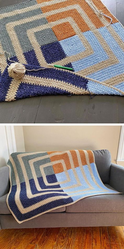 Blanket Squares, Crochet Blanket Diy, Knitted Blanket Squares, Crochet Waffle Stitch, Crocheted Blanket, Crochet Blanket Designs, Crochet Blanket Pattern, Crochet Throw Blanket, Knitted Blanket