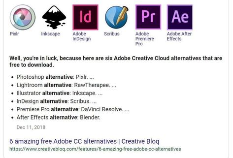 Adobe alternative Lightroom Alternative, Indesign Free, Alternative Photography, Book Binding, Free Stuff, Life Advice, Tumblr Posts, Programming, Lightroom