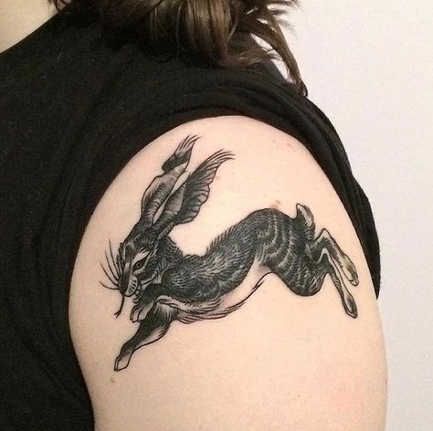 Hare Tattoo, Snake Tongue, Pnw Tattoo, Graphic Tattoo, Rabbit Tattoo, Hare Rabbit, Bunny Tattoos, Rabbit Tattoos, Inspiration Tattoo