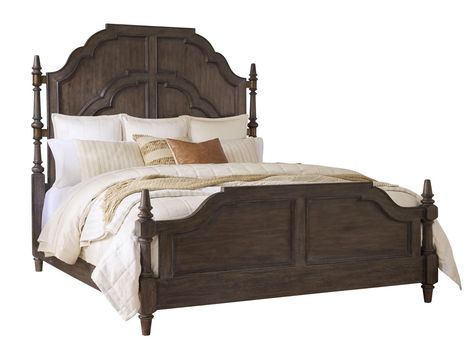 Revival Row Bed Drake House, Room Decor Organization, Rosewood Furniture, Bed Inspo, Romantic Bedrooms, Bedroom Redesign, Pulaski Furniture, Queen Panel Beds, Cottage Inspiration