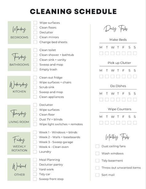 EDITABLE Cleaning Checklist ADHD Cleaning Lists Home Cleaning Chores Adhd Cleaning Schedule Adhd Bedroom Cleaning Checklist 2024 - Etsy Good Cleaning Schedule, General Cleaning Checklist, House Chores List For Adults, Daily Chores To Keep House Clean, Bedroom Cleaning List, Chore List For Adults, Apartment Cleaning Checklist, Cleaning Products List, Checklist 2024