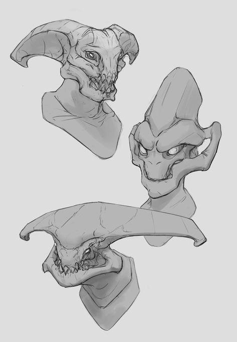 ArtStation - Creature Concept Sketches, Oliver Plunkett Alien Design Humanoid, How To Draw Alien, Alien Creatures Humanoid, Creature Concept Art Animals, Alien Design Creature Concept, Alien Concept Art Character Design, Alien Creature Concept Art, Alien Creature Design, Creature Design Concept