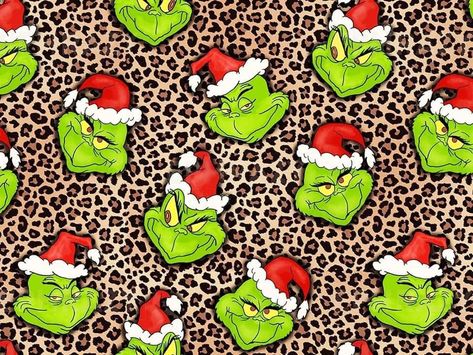 Tumbler wrap The Grinch Whoville, Grinch Whoville, Grinch Ideas, Freshie Ideas, Whoville Christmas, Sublimation Ideas Projects Inspiration, Faux Hair, Leopard Background, Plaid And Leopard