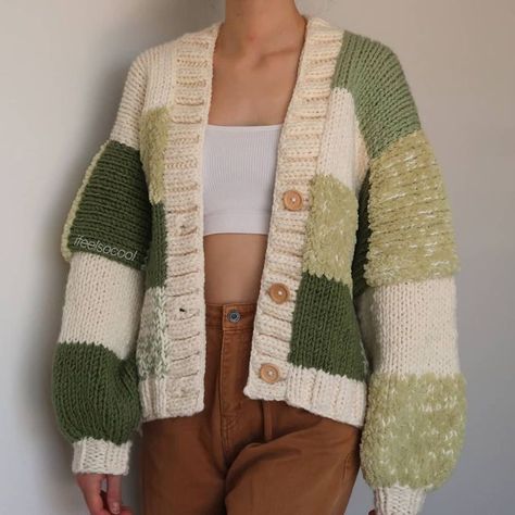 Knit Patchwork Cardigan Pattern, Fall Patchwork Knit Cardigan, Cozy Patchwork Cardigan, Green Patchwork Cardigan, Crochet Shrug Cardigan, Crotchet Patch Work Cardigan, Crochet Cardigan Tutorial, Patchwork Cardigan, Summer Cardigan