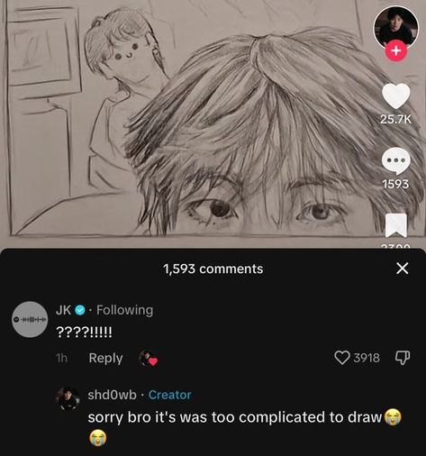 Kpop Related Drawings, How To Draw Real People, Break Up Texts, Bts Memes Hilarious, Bts Vkook, Kpop Funny Bts, First Love Bts, Kpop Entertainment, I'm Sorry