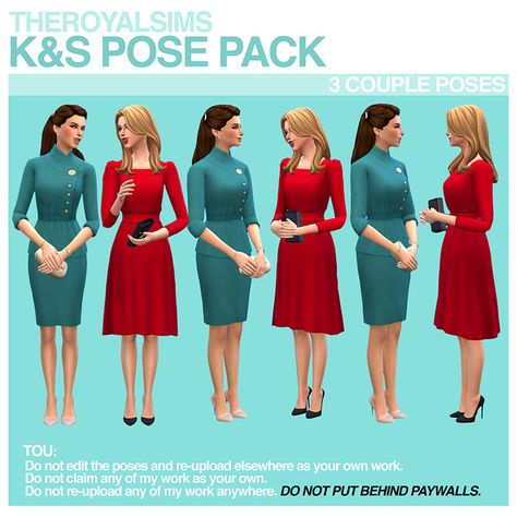 THEROYALSIMS K&S POSE PACK Royal Poses, Sims Memes, Sims 4 Decades Challenge, Royal Clothes, Sims 4 Cas Mods, Sims 4 Body Mods, The Countess, Sims 4 Dresses, Sims4 Clothes