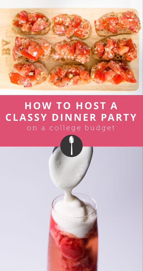 It's Possible to Throw a Classy AF Dinner Party on a College Budget... Here's How Dinner For Him At Home, Birthday Dinner For Him, Dinner For Him, Classy Dinner Party, College Budget, Classy Dinner, Birthday Dinner Party, Dinner On A Budget, Dinner Party Menu