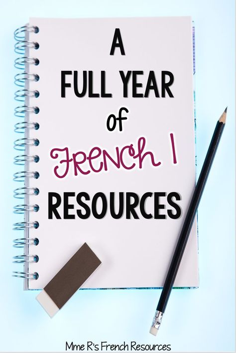 French teachers who work with beginners won't want to miss these French 1 resources! Full of engaging French speaking and writing activities, games, projects, listening and reading comprehension… More Elementary French Lessons, French Club Ideas, French Speaking Activities, Beginner French, High School French, French Speaking, French Teaching Resources, French Worksheets, Teachers Resources