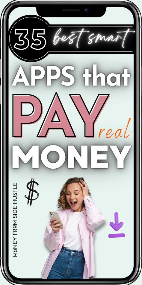 How to Make Money Fast with Your Phone Cash Back Apps, Money Making Apps, Best Money Making Apps, Apps That Pay You, Earn Money Fast, Apps That Pay, Make Quick Money, Instant Money, Money Making Jobs