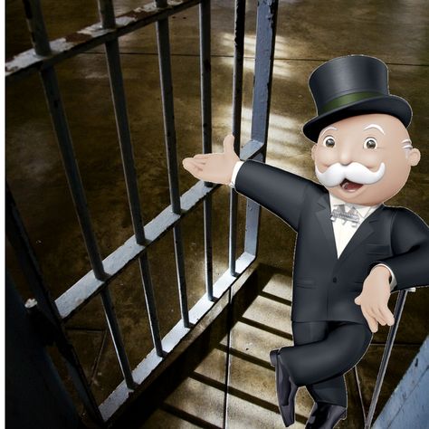 Monopoly Jail, Jail Time Reaction Pic, Jail Meme, Prison Memes, Monopoly Man, Blank Photo, Have A Laugh, Monopoly, Reaction Pictures