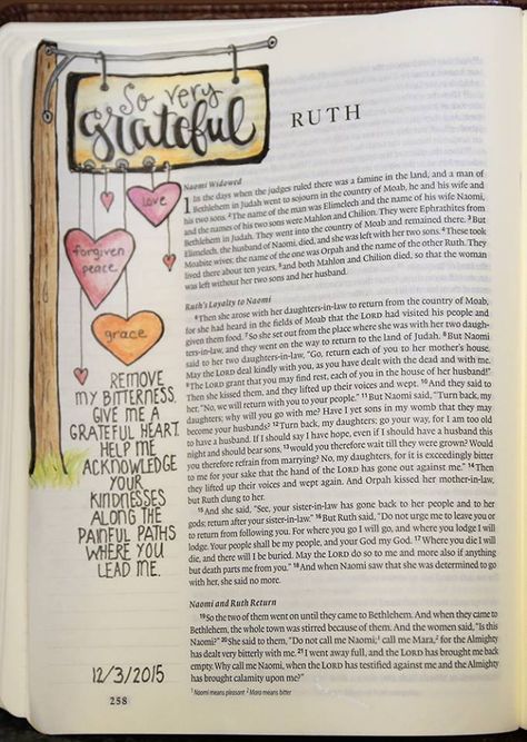 Ruth Chapter 1, Ruth Bible, Joel Osteen Quotes, Ruth 1, Bible Drawing, Journaling Ideas Drawings, Bible Journaling Ideas Drawings, Bible Doodling, Inspire Bible Journaling