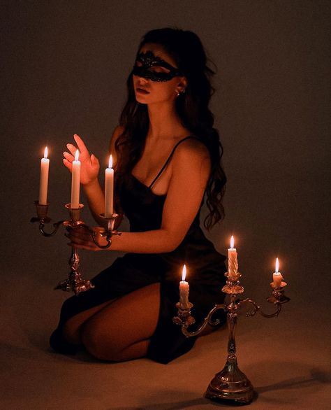 Candle Photoshoot, Fairy Photoshoot, Studio Photography Poses, Stick Photo, Halloween Vampire, Halloween Photoshoot, Katherine Pierce, Gothic Aesthetic, Portrait Photography Poses