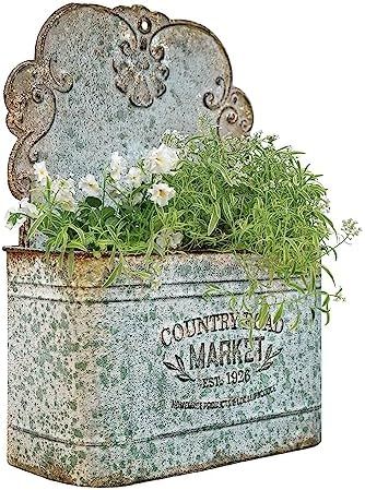 All Chic Metal Wall Planter Wall Mount Planter Wall Metal Hanging Planter Wall Vases for Flowers Planters for Outdoor Plants for Farmhouse Wall Decor (Rustic) Wall Mount Planter, Wall Vases, Metal Wall Planters, Vases For Flowers, Planter Wall, Wall Mounted Planters, Metal Hanging Planters, Wall Decor Rustic, Wall Vase