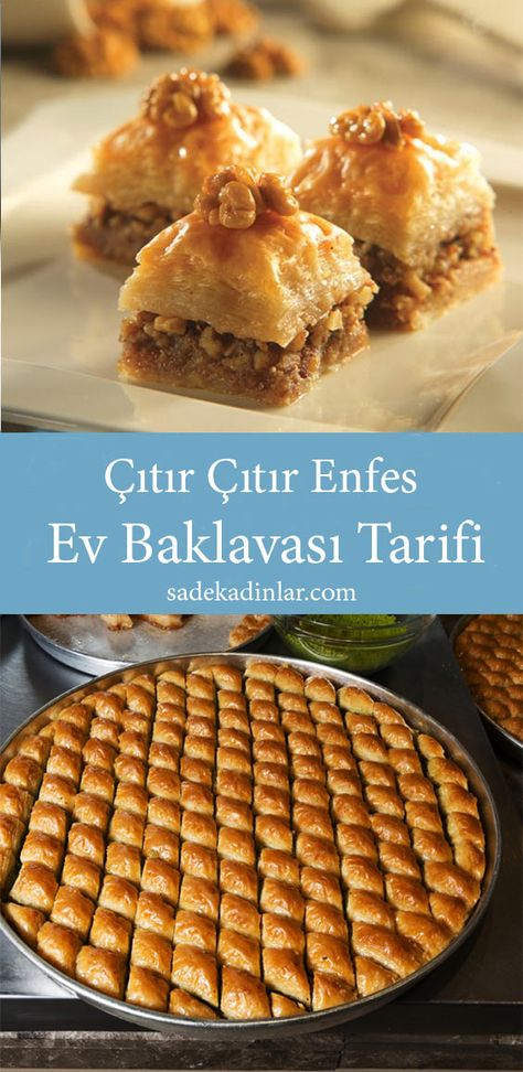 Baklava Cheesecake, Turkish Sweets, Baklava Recipe, Easy Dessert Recipes Quick, Ham And Cheese Sandwich, Turkish Recipes, Baklava, Dessert Recipes Easy, Cooking Time