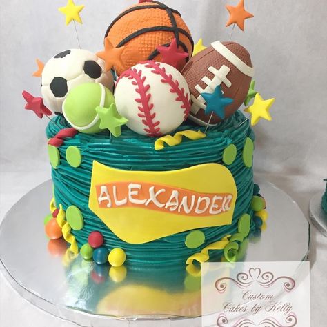 Alexander, Birthday Cake, Cake, Sports, Birthday