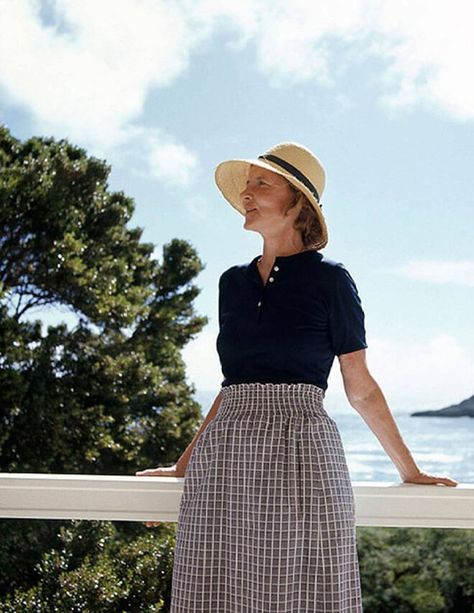 Sotheby's Sells Bunny Mellon's Dynasty | Artful Living Magazine Hubert Givenchy, Martha Vineyard, Bunny Mellon, Linen Slip Dress, Gingham Linen, Swimsuit Design, August 9, Great Women, March 17