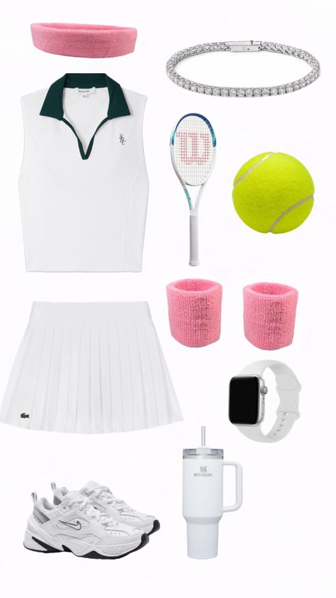 #tennisgirl #tennisaesthetic #tennisinspo Tennis Outfit, Teacher Outfits, Tennis