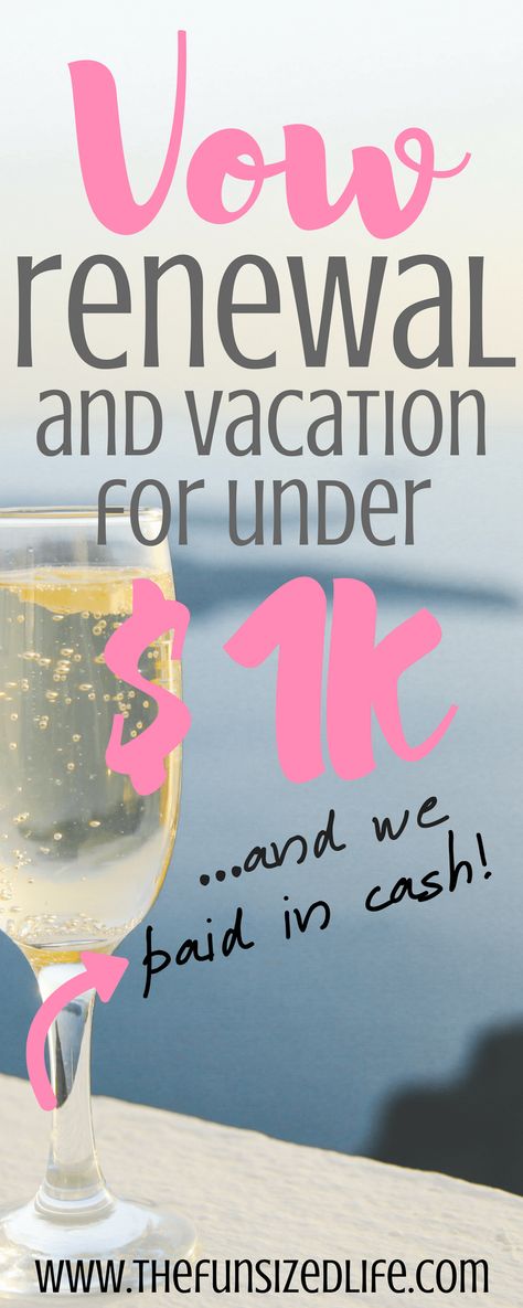 These are genius ideas! Ways to save money on a vow renewal. #vowrenewal #weddings #budget #cheapwedding #inexpensive #vacation #saveonvacation February Vow Renewal, 25th Wedding Dresses Vow Renewals, Vow Renewal Beach Ceremony, Vow Renewal Bridal Shower Ideas, Simple Wedding Vow Renewal Ideas, Renewing Vows Ideas Backyards Simple, What To Wear For Vow Renewal, Val Renewal Ideas, Vow Renewal Just The Two Of Us