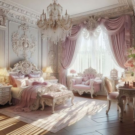 Royal Room, Royal Bedroom, Dream House Rooms, Stylish Bedroom, Dream Room Inspiration, Dream House Interior, Room Makeover Inspiration, Design Your Dream House, Master Bedrooms Decor