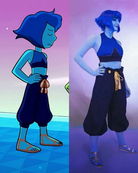 Lapis Lazuli Steven Universe Cosplay, Lapis Lazuli Cosplay, Steven Universe Costume, Heir Style, Sapphire Steven Universe, Steven Universe Cosplay, Steven Universe Ships, Cosplay Idea, Lapis Lazuli Steven Universe