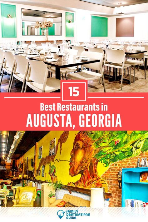 Want to see the best restaurants in Augusta, GA? We’re FamilyDestinationsGuide, and we’re here to help: From incredible brunch spots and amazing places to eat dinner, to local foodie spots and hidden gems, discover the BEST Augusta restaurants - so you get memories that last a lifetime! #augusta #augustarestaurants #restaurantsinaugusta #bestrestaurantsinaugusta #placestoeataugusta Augusta Georgia Restaurants, Myrtle Beach Trip, Georgia Food, Lunch Places, Cozy Bar, Top 10 Restaurants, Georgia Vacation, Kid Friendly Restaurants, Augusta Georgia