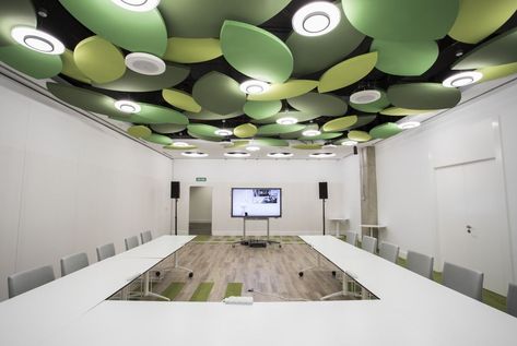 Ecophon Ceiling, Acoustic Panel Ceiling, Acoustic Panel Design, Office Ceiling Design, School Moodboard, Acoustical Ceiling, Acoustic Ceiling Tiles, Acoustic Ceiling Panels, Office Ceiling