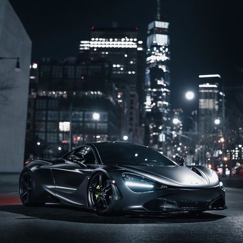 www.McLarenTalk.com on Instagram: “Brooklyn We Go Hard 🏙👽 @jayfknslay Satin Black McLaren 720S sitting nicely on @anrkywheels 🛸 shot by @r.ego  #mclaren #720s #mclaren720s…” Black Mclaren 720s, Black Mclaren, Maclaren Cars, Power Moves, Tattoos Mandala, Mclaren 720s, Mclaren Cars, Exotic Sports Cars, Car Inspiration