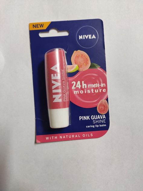 Nivea Lip Balm, Pink Guava, Cute Nail Polish, Lip Balm Collection, Rosy Lips, Lip Gloss Collection, Flavored Lip Balm, Natural Lip Balm, Lip Scrub