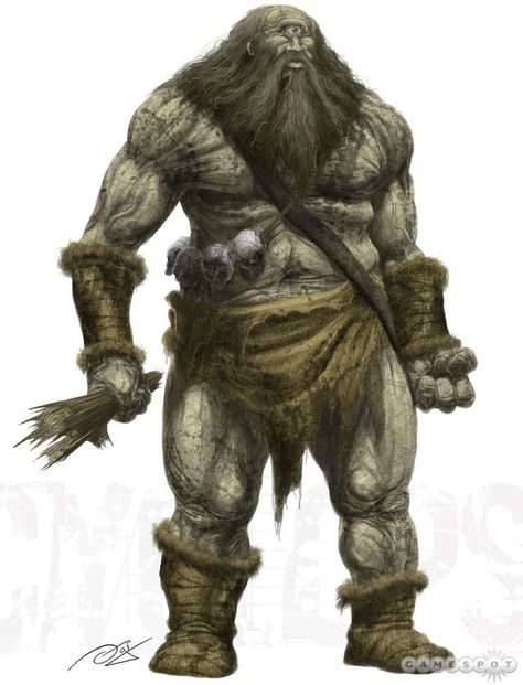 Cyclops Greek Monsters, Mythical Monsters, Fantasy Stuff, Mythical Beast, Fantasy Races, Fantasy Monster, Mythical Creatures Art, Mythological Creatures, Greek Myths