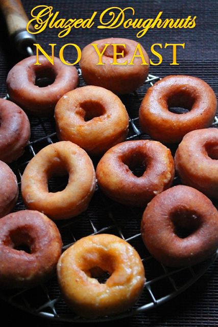 Easy Glazed Doughnuts Recipe - How to Make Doughnuts without Yeast - Yeast Free Cake Doughnuts Recipe - Yummy Tummy Yeast Free Donut Recipe, Donut Without Yeast, Homemade Donuts Recipe Without Yeast, Doughnuts Without Yeast, Doughnuts Recipe No Yeast, Donut Recipe Without Yeast, Donut Recipe No Yeast, Glazed Doughnuts Recipe, Cake Doughnuts Recipe