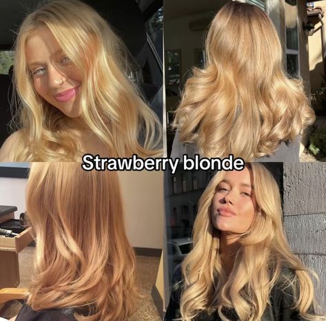 Warm Blonde Hair, Strawberry Blonde Hair Color, Strawberry Hair, Vacation Hairstyles, Hairstyles 2024, Viral On Tiktok, Ginger Hair Color, Dirty Blonde Hair, Strawberry Blonde Hair