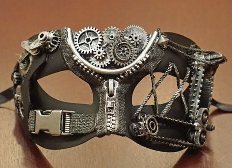 Euro Steampunk Mask Mask Steampunk, Steampunk Man, Steampunk Men, Mode Steampunk, Steampunk Mask, Steampunk Hat, Steam Punk Jewelry, Steampunk Cosplay, Steampunk Diy