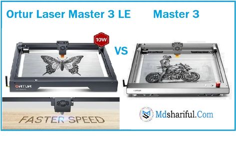 Ortur Laser Master 3 LE vs Laser Master 3: Ortur Laser Master 3 LE Laser Engraving & Reducing Machine. I noticed today that Ortur has launched a brand new Lite model of their laser engraving mannequin Laser Master 3 LE, which might be cheaper and named Ortur Laser Master 3 LE. In addition, the body of this machine has been modified considerably, the burden might be lighter, and the colour might be black. You can also like Atezr V35 Plus and Atomstack X30 Pro ORTUR Laser Master 3 10W L... Laser Engraving, Product Launch, Black, Color