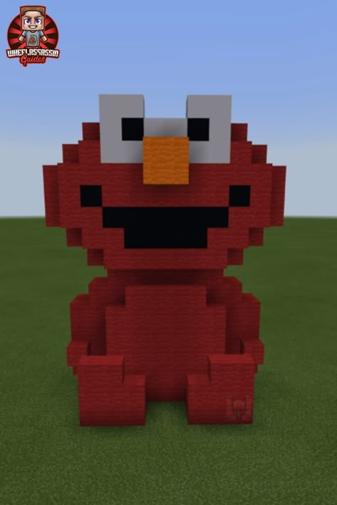 #minecraftcookiemonstertutorial #cookiemonsterinminecraft #cookiemonster #sesamestreet #minecrafthowtobuilds #minecraftsesamestreet #gamer #gaming #games #builds #minecraftelmotutorial #elmoinminecraft #elmo #shorts #minecraftshorts Minecraft Red Sand Builds, Minecraft Crab Build, Fire Minecraft Build, Minecraft Movie Builds, Minecraft Monster Build, Minecraft Sea Monster, Cartoon Building, Elmo And Cookie Monster, Minecraft Characters