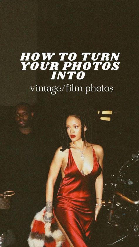 HOW TO TURN PHOTOS INTO VINTAGE/FILM PHOTOS &#x2764;&#xfe0f;&#x200d;&#x1f525; Retro Photoshoot Vintage Photo Ideas, Youtube Photo, Filters Photo, Natural Photo, Selfie Tips, Vintage Photo Editing, Phone Photo Editing, Good Photo Editing Apps, Filter Instagram