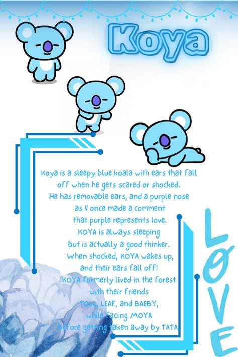 bt21 koya Koya And Cooky, Bt21 Koya Cute, Koya And Rj, Koya Bt21 Embroidery, Mount Koya, Koya Bt21, Koala, Wake Up, Bts