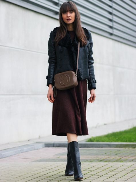 Calf Length Boots Outfit, Calf Length Boots, Casual Outfit Inspiration, Womens Fashion Inspiration, Street Style Outfit, Boots Outfit, Who What Wear, Girls Out, Women's Style