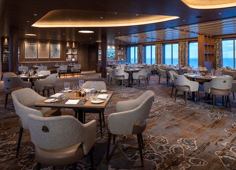 FEATURE | The cruise ship interiors industry: Where are we now and where are we going? - Baird Maritime Cruise Ship Dining Room, Cruise Ship Interior Design, Cruise Ship Interior, Cruise Ship Bathroom, Cruise Interior, Space Comic, Virgin Cruises, Cruise Ships Interior, Cruise Design