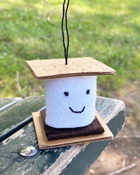 DIY Crafty S'more • Fun Camp Crafts for Kids Camping Crafts Preschool, Tent Craft, Camping Preschool, Camping Theme Preschool, Camping Crafts For Kids, Fun Camp, Camp Activities, Camp Crafts, Summer Camp Crafts